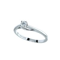 Anillo Bertani & Co. Mujer Classic in Oro blanco Diamante 0.15 Ct GAN9WPDB - GAN9WPDB